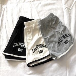 SHEIN 3pcs California Shorts SIZE 11-12